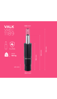 Piston de gas para silla -... 2