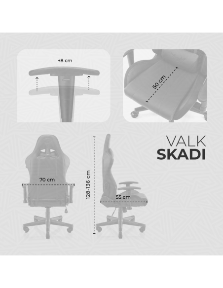 VALK Skadi - Gaming Stuhl RGB