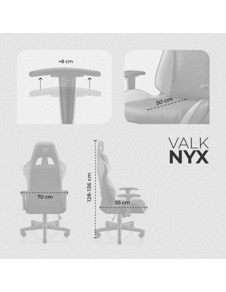 VALK Nyx - Fabric Gaming chair