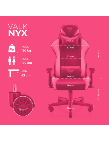 VALK Nyx - Silla Gaming de Tela