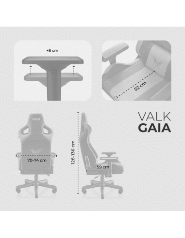 VALK Gaia - Fabric Gaming Chair