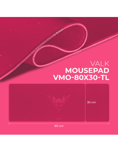 VALK Mousepad XXL - Mousepad 80x30cm Amethyst...