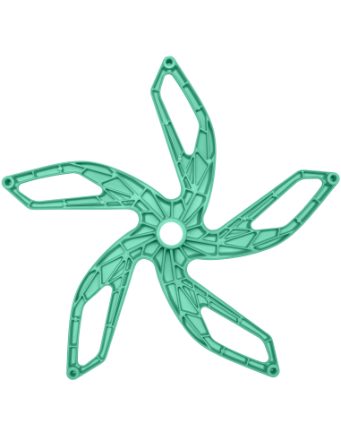 Base de aluminio para silla - aqua menthe -...