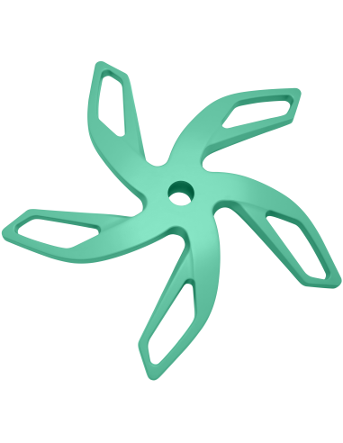 Aluminium-Stuhlkreuz - aqua menthe - 70 cm...