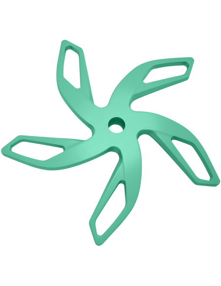 Aluminium chair base - aqua menthe - 70cm diameter - up to 150kg (NOMA)