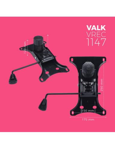 VALK Recambios - Mecanismo mariposa para silla...