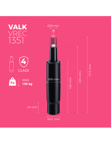 VALK Pièces détachées - Vérin à Gaz pour Chaise...