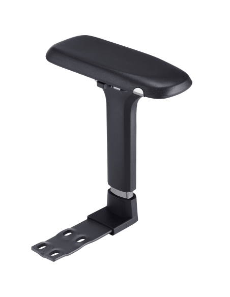 Accoudoirs 4D en metal pour chaise - cache magnetique - fixation 4 trous (FREYA ELITE)