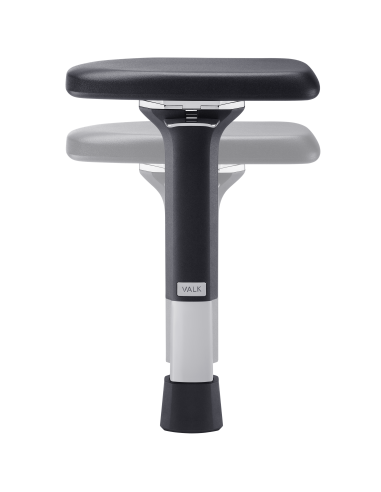 Metal 4D armrests for chair - magnetic cover -...