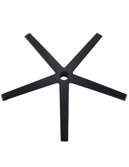 Aluminium chair base - black - 70cm diameter - up to 150kg (FREYA ELITE)