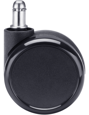 Set of 5 chair caster wheels - 75mm diameter...