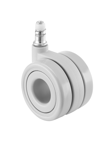 Set of 5 premium hollow-design chair caster...