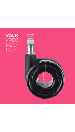 VALK Set of 5 premium replacement wheels 60mm 2