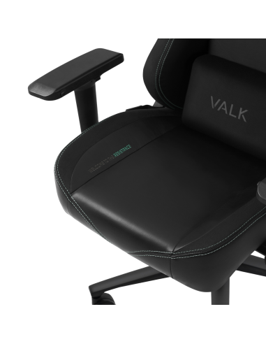 Chaise Gaming VALK Freya noir détail du siège