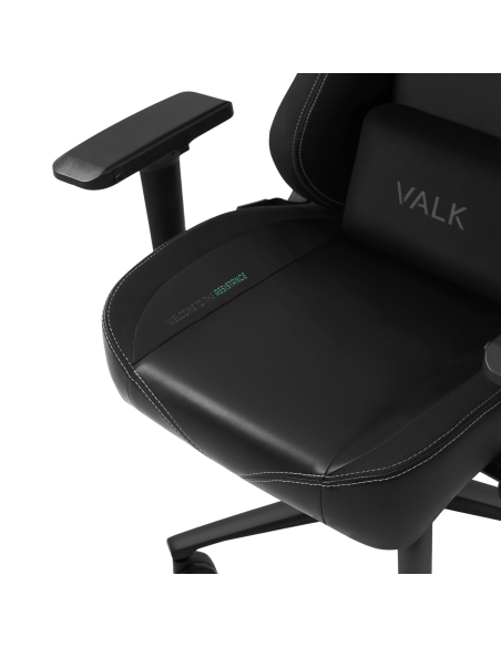 Chaise Gaming VALK Freya noir détail du siège Chaise Gaming VALK Freya noir détail du siège