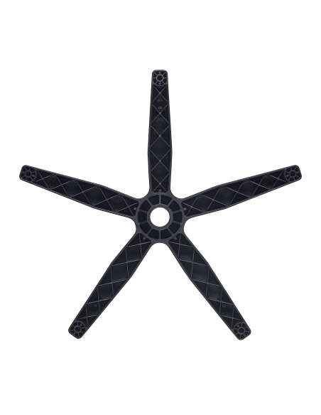 Nylon chair base - black - 70cm diameter - up to 150kg