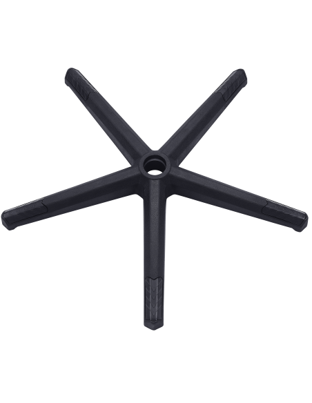 Nylon-Stuhlkreuz - schwarz - 70 cm Durchmesser - bis 130 kg