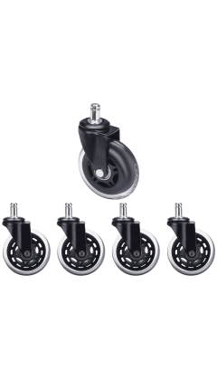 Set of 5 PRO chair caster...