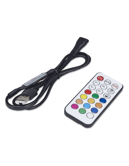 VALK Spares - Cable and remote control LED light controller for gaming chair VALK Skadi