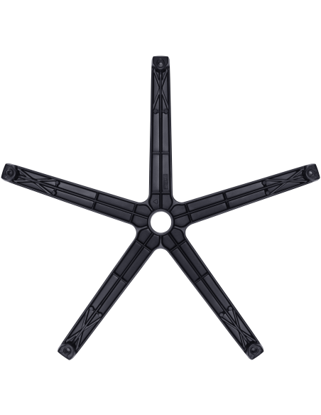 VALK Ersatzteile - Aluminiumsockel für Gaming-Stuhl schwarz - Bis 150 kg