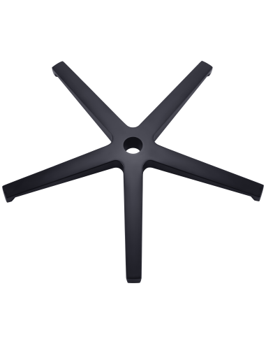 Aluminium chair base - black - 70cm diameter -...