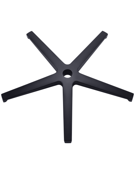 Aluminium chair base - black - 70cm diameter - up to 150kg