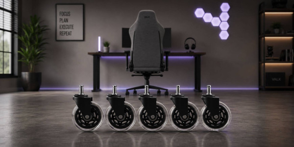 Ruedas de recambio para silla gaming: cuáles elegir y cómo saber si toca cambiarlas