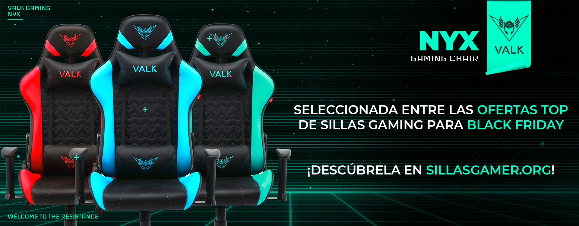 VALK Nyx the gaming chair revelation of 2021 according to SILLASGAMER.ORG