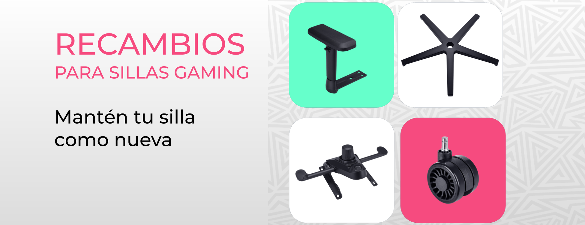 Recambios para sillas gaming VALK: mantén tu silla como nueva