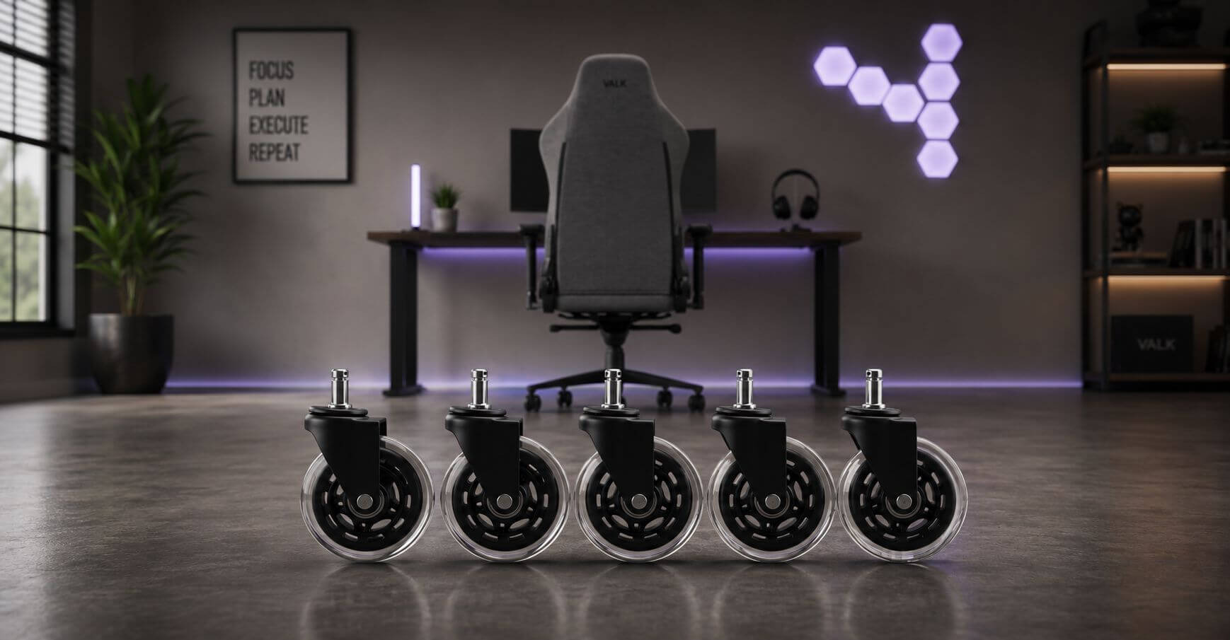 Ruedas de recambio para silla gaming: cuáles elegir y cómo saber si toca cambiarlas